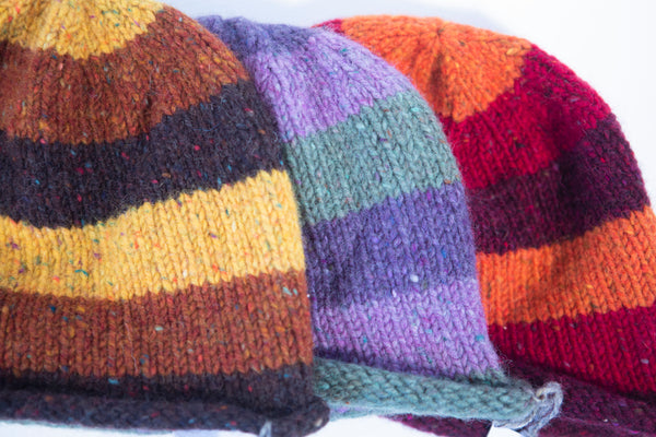 Made 4 U Knitwear Design - Striped Knitted Hat Collection