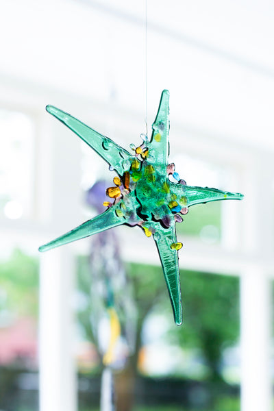 Róisín Ní Chionnfhaolaidh - Hand Made Fused Glass : Starfish