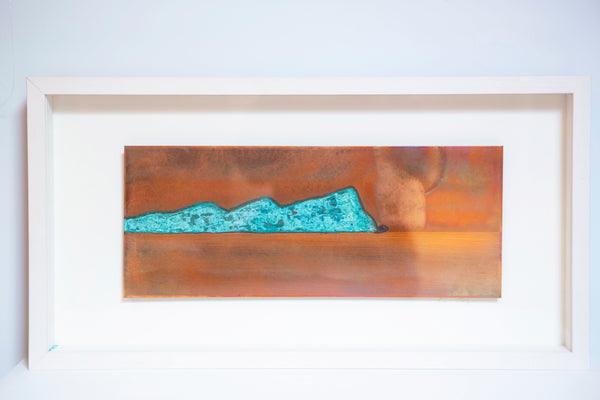 Ken Bolger Stone and Copper Artist: ”The Three Sisters” Medium Copper Frame